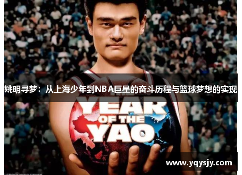 姚明寻梦：从上海少年到NBA巨星的奋斗历程与篮球梦想的实现